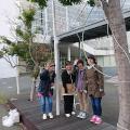 イルミネーション取付中!